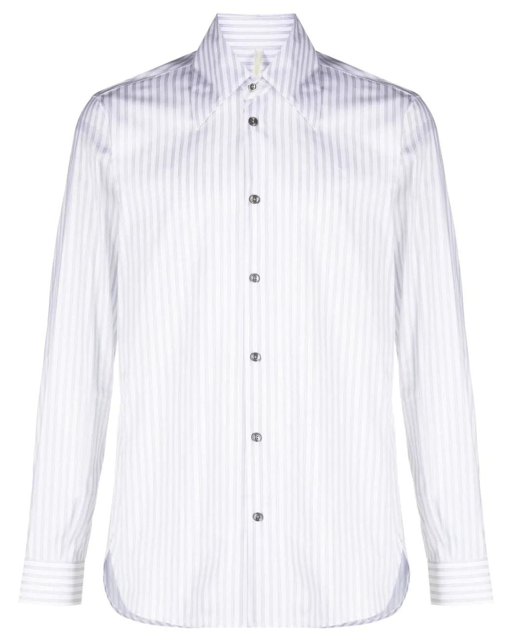 sunflower Blue Please Striped Cotton Shirt for men
