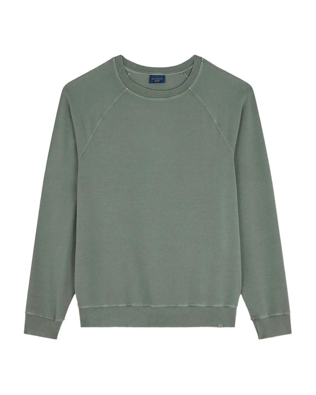 Paul & Shark Green X-Soft Raglan-Sleeve Sweatshirt for men