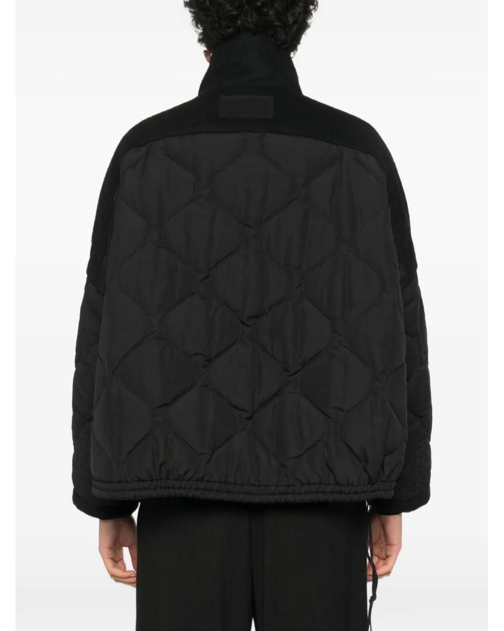 FRANCESCA MARCHISIO Black Quilted Reversible Coat