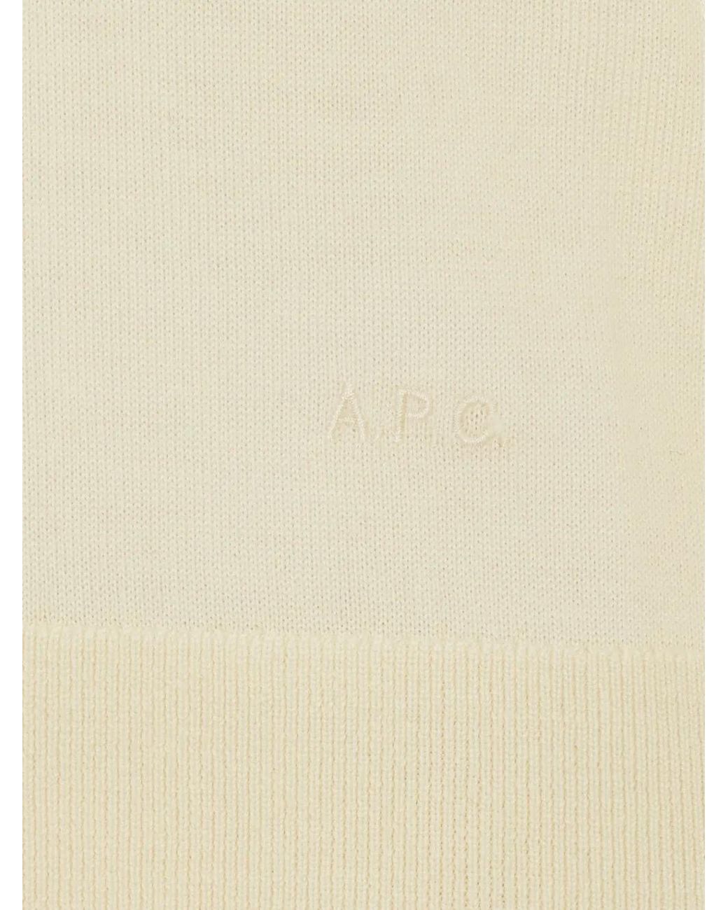 A.P.C. White Philomena Sweater