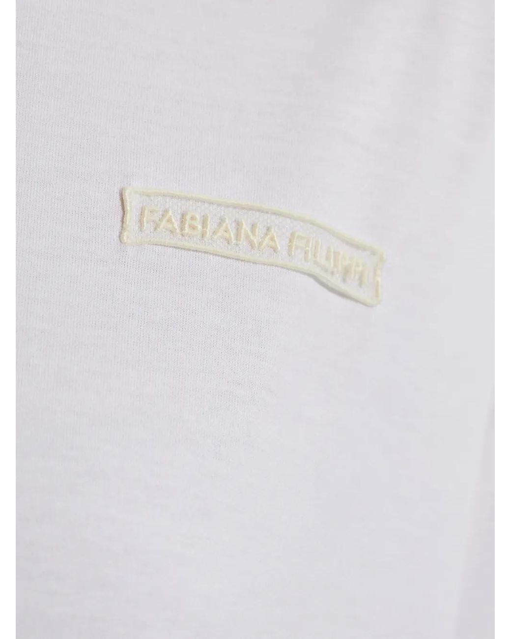 Fabiana Filippi White Logo T-Shirt