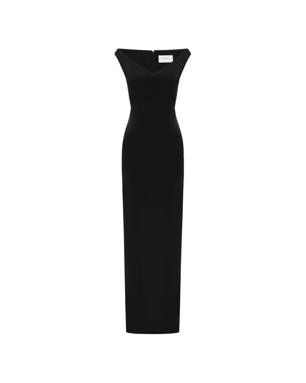 Alex Perry Jurk Met Split Detail in het Black