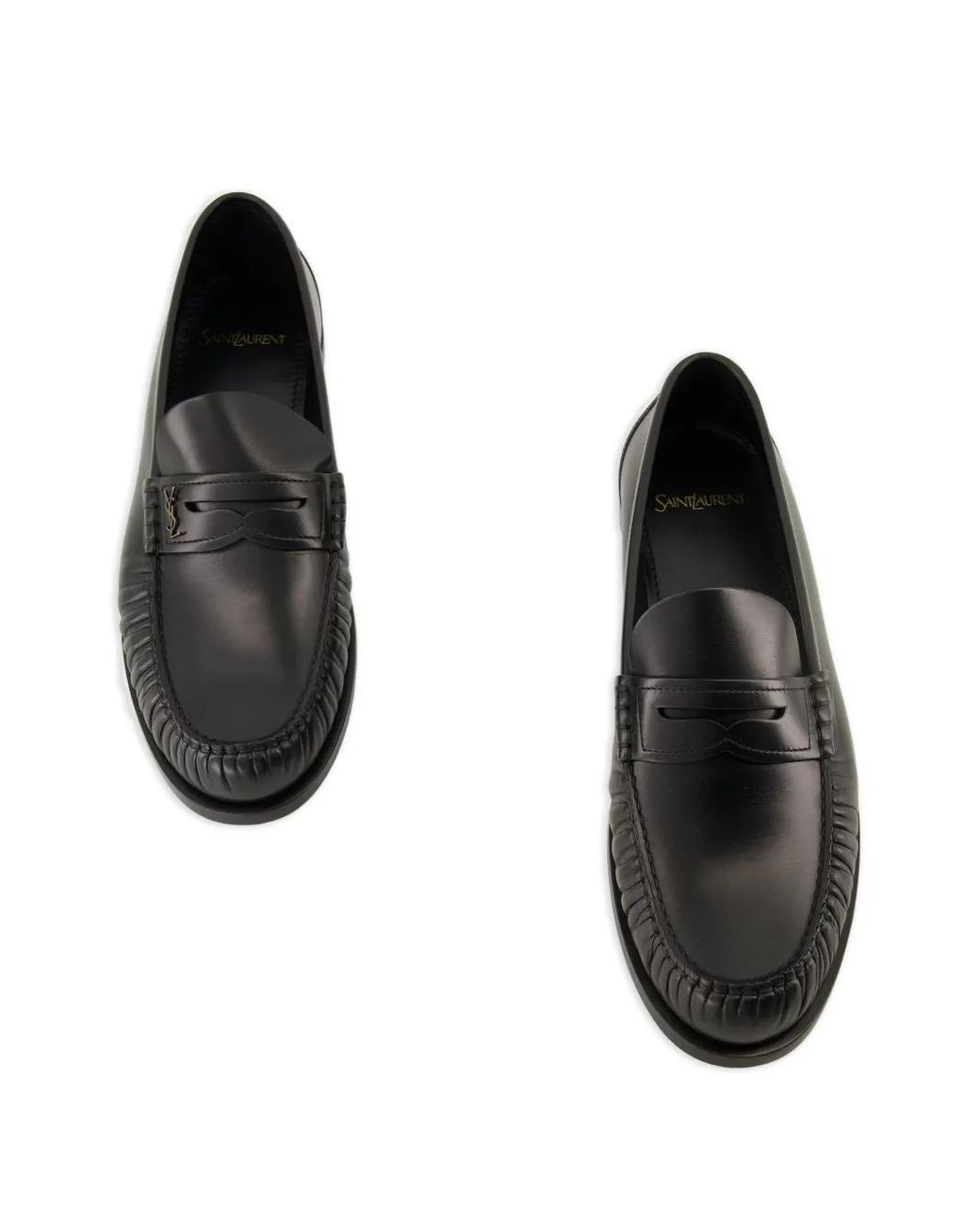 Moschino Black Leather Mules