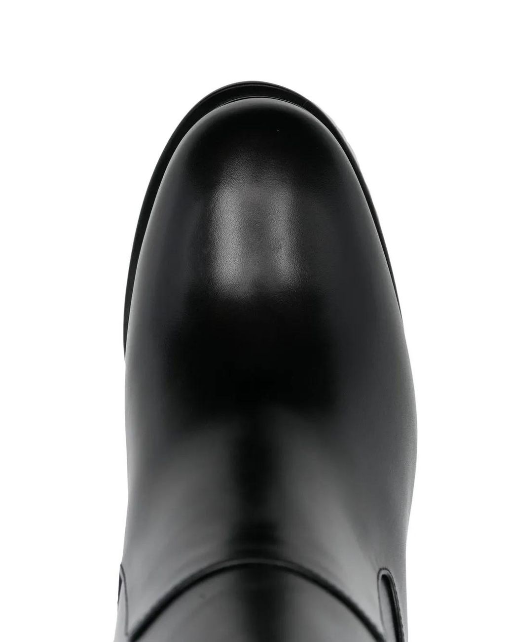 McQueen Black Stiefel Mit Plateau 130Mm