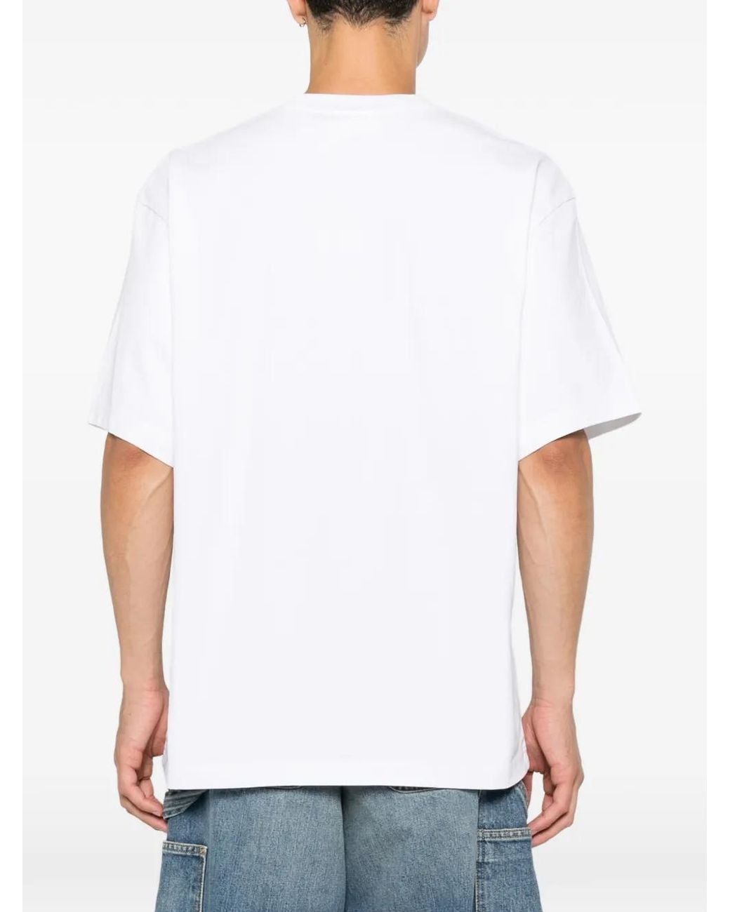 Axel Arigato White T-Shirt À Logo Brodé for men