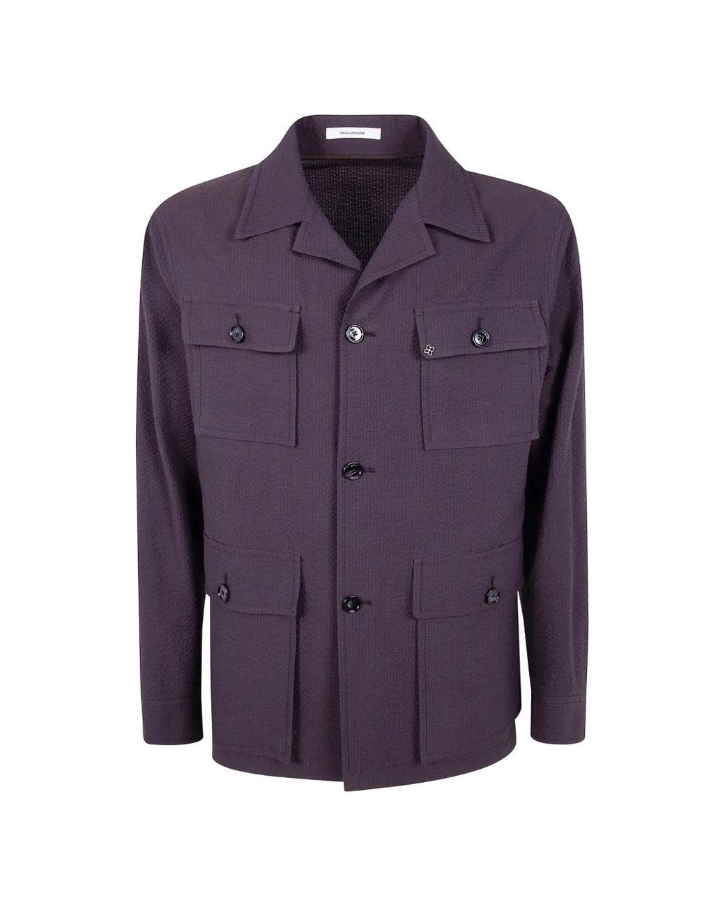 Tagliatore Purple "Tempest" Jacket for men