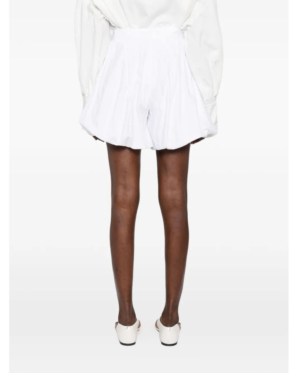 Thelatest White Dafne Poplin Shorts
