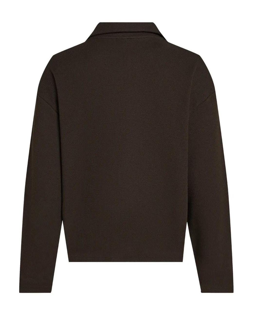 Karl Lagerfeld Black Crest-Embroidered Polo Shirt