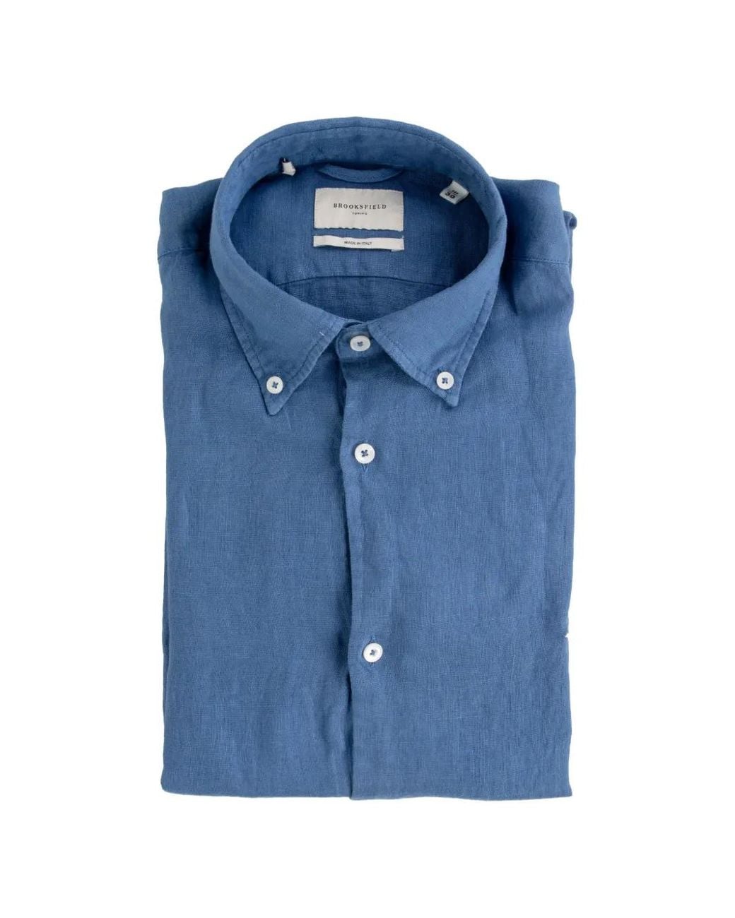 Brooksfield Blue Button Shirt for men