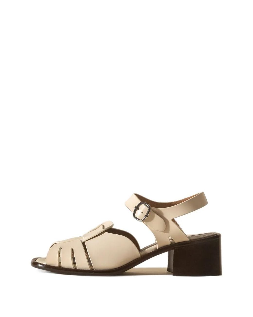 Hereu White Ancora Heeled Sandals
