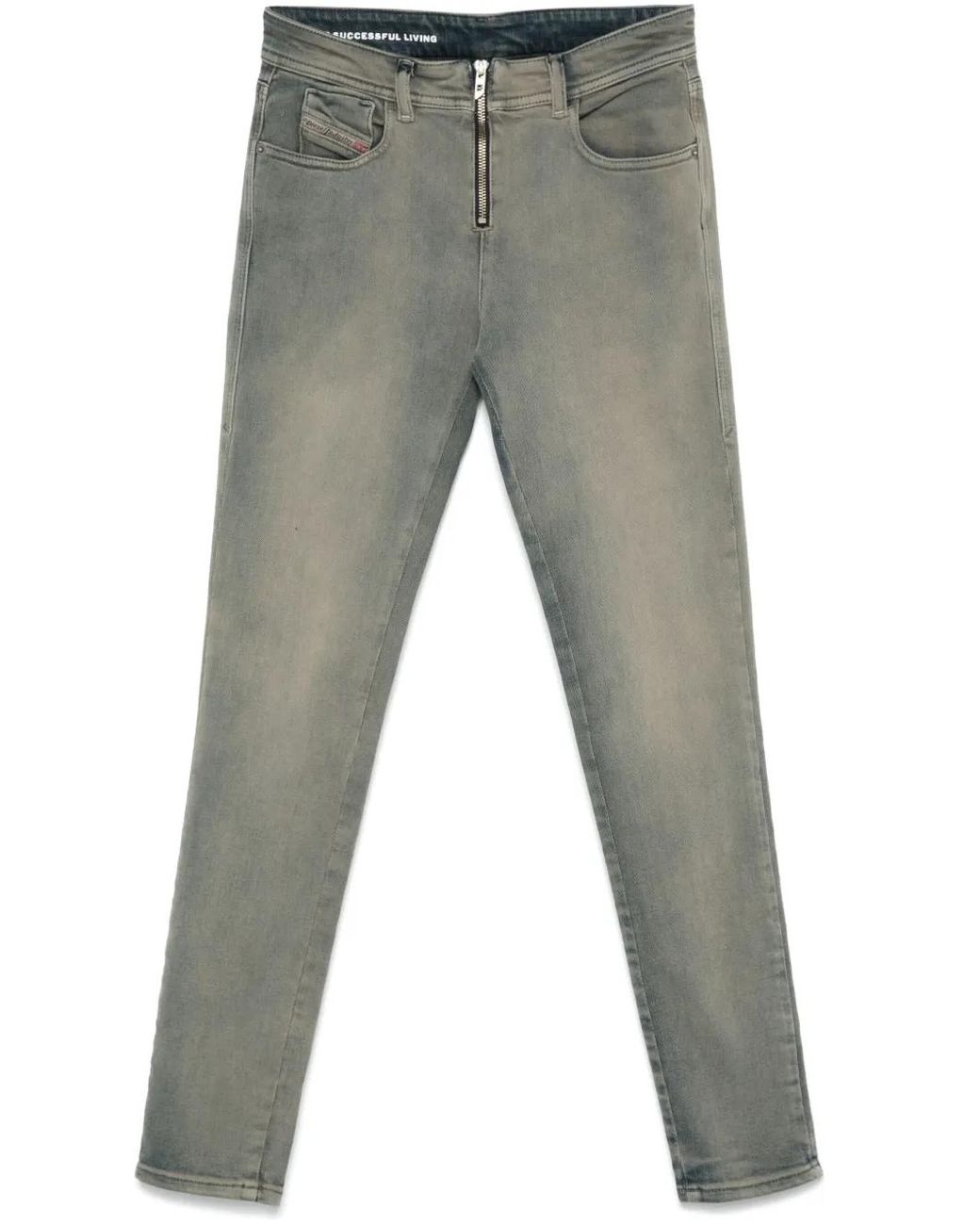 DIESEL Gray Skinny Denim Jeans