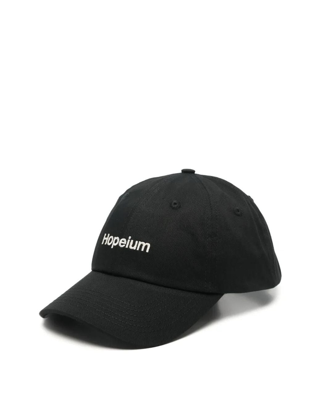 HOPEIUM Black Casquette À Logo Brodé for men