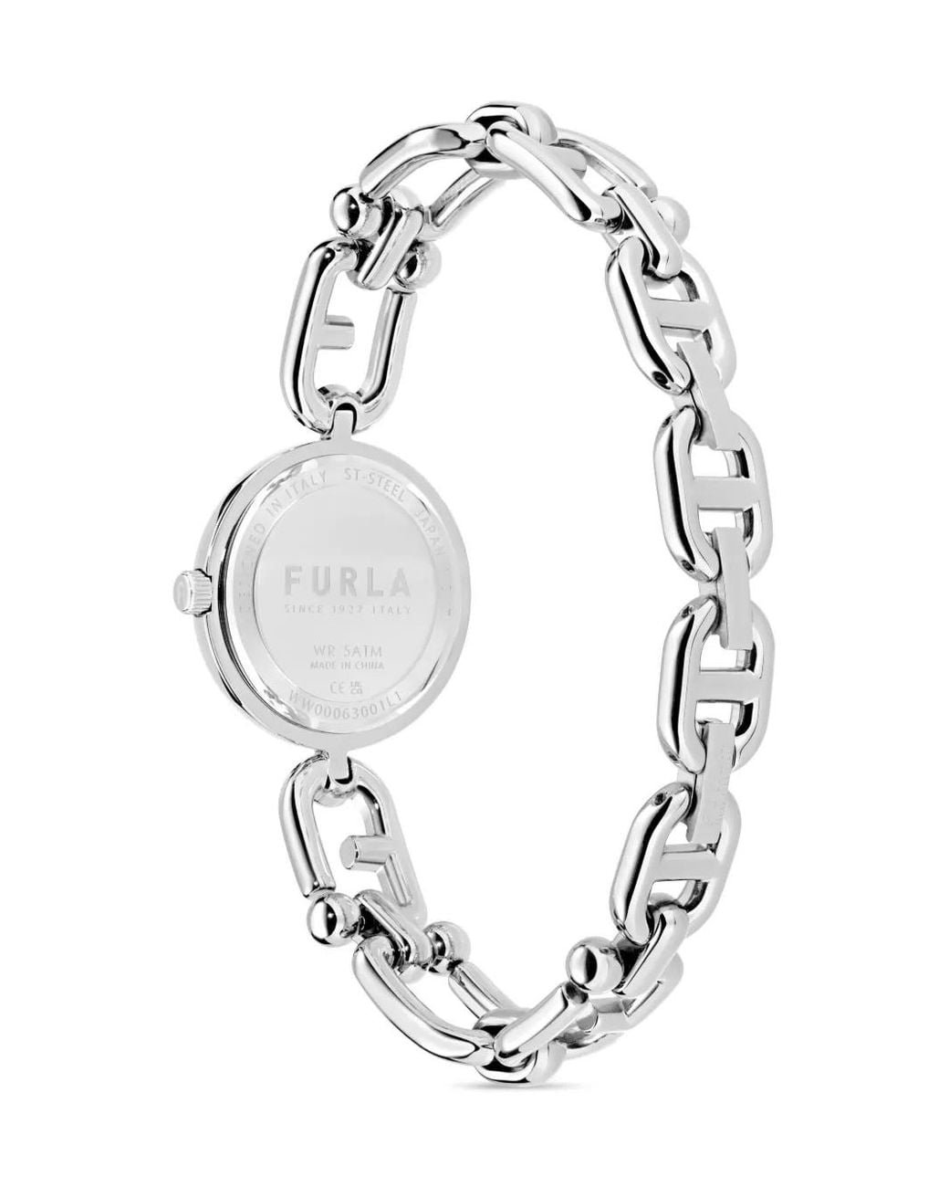 Furla White Arco Chain 30Mm