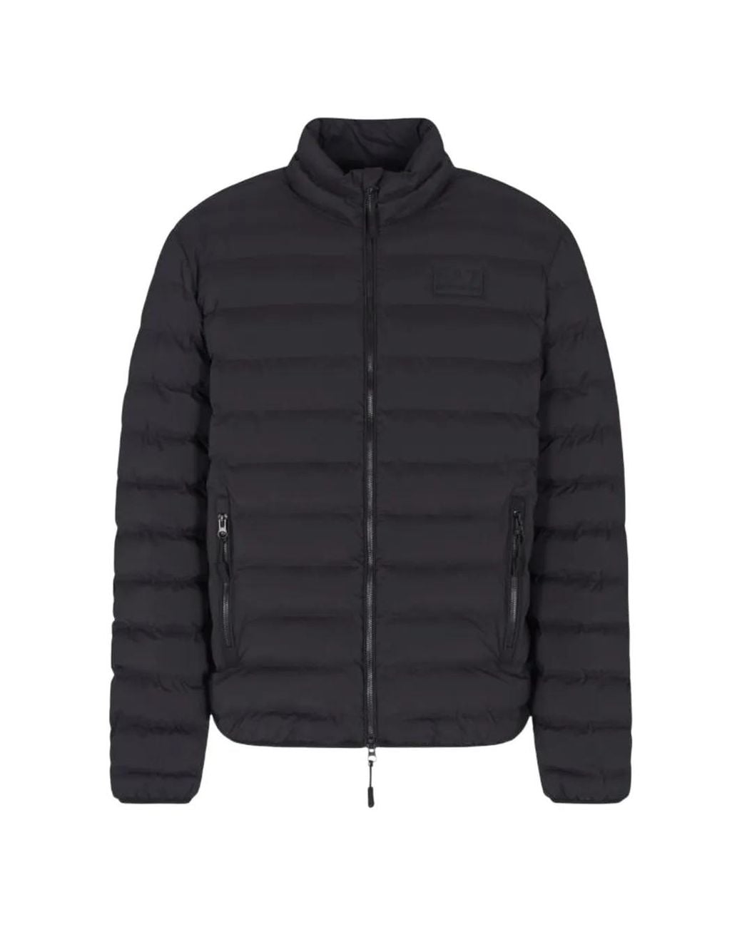 EA7 Blue Veste À Design Matelassé for men