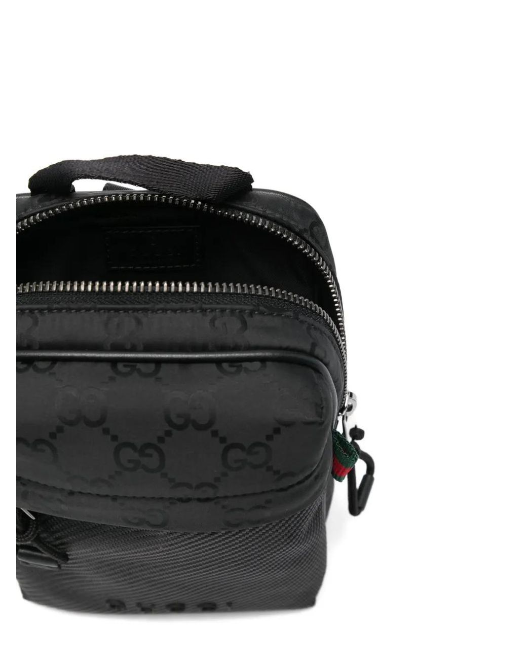 Gucci Black Mini Nexus Messenger Bag for men