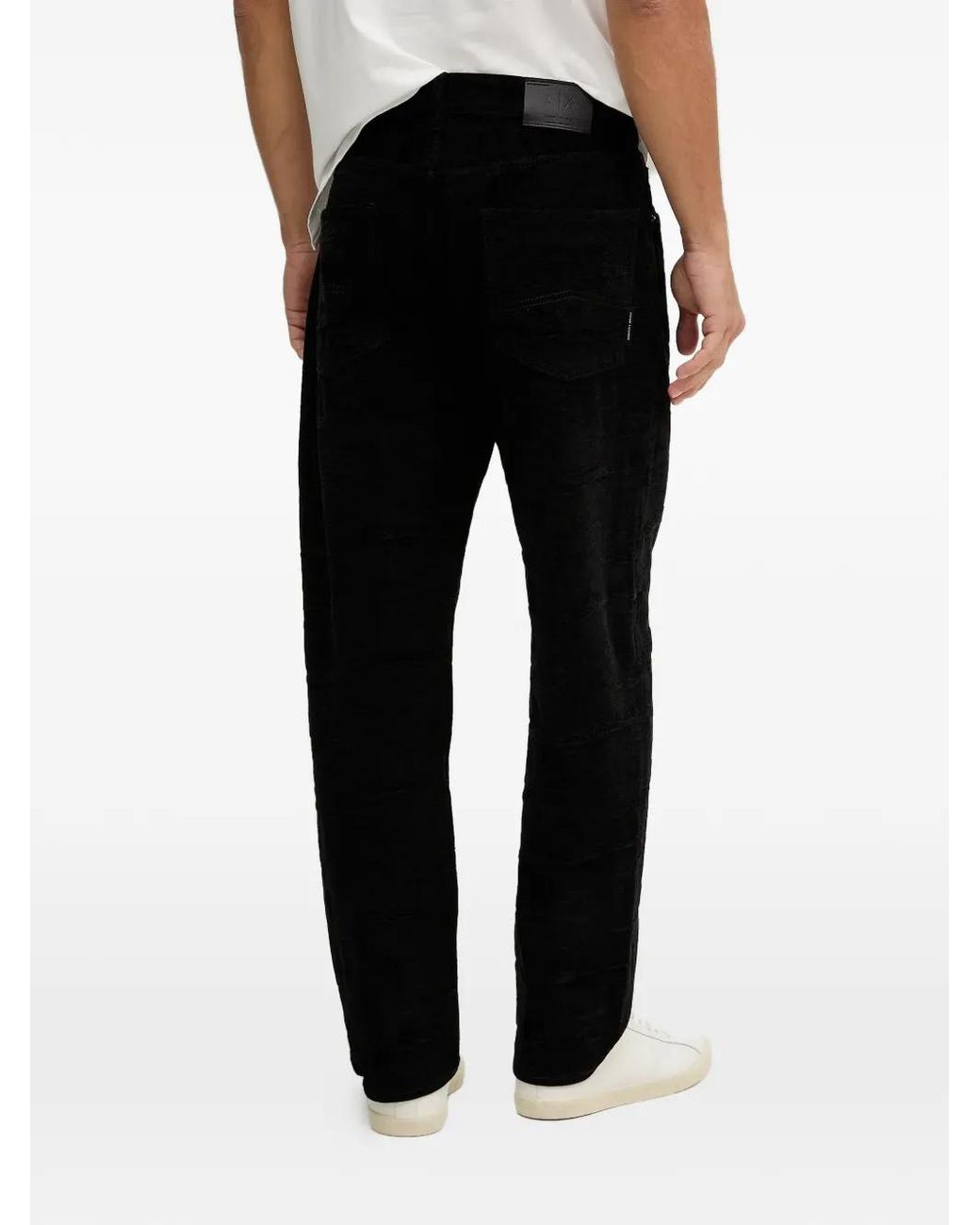 ARMANI EXCHANGE Black Five-Pockets Jeans for men