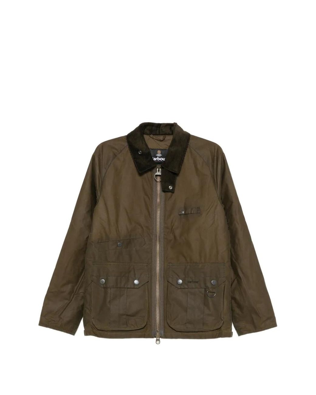Giacca Con Zip di Barbour in Green da Uomo