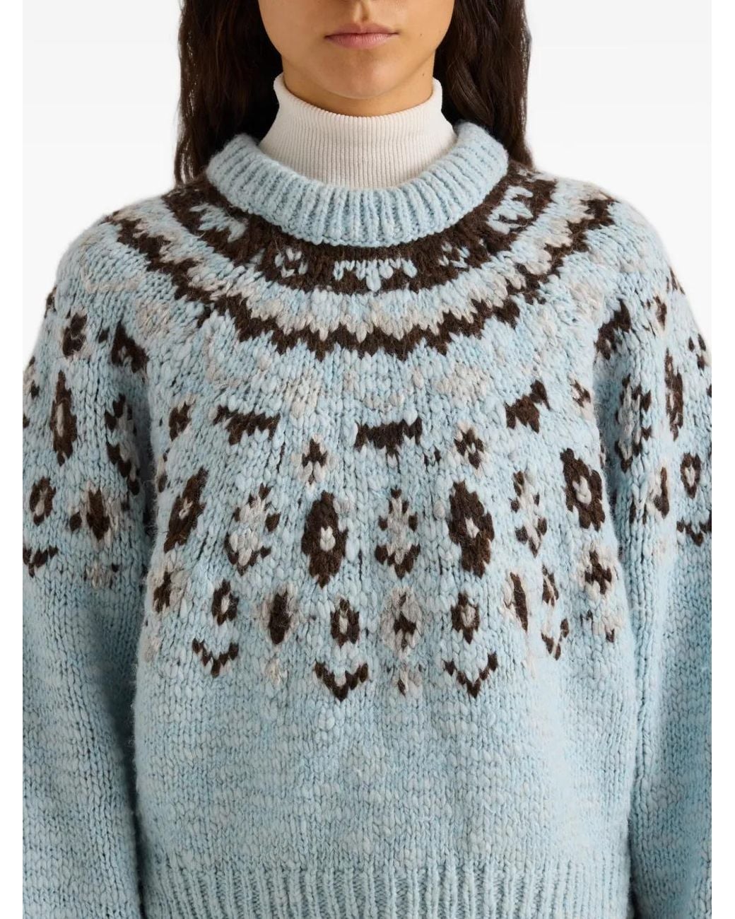 Proenza Schouler Blue Lizzy Sweater