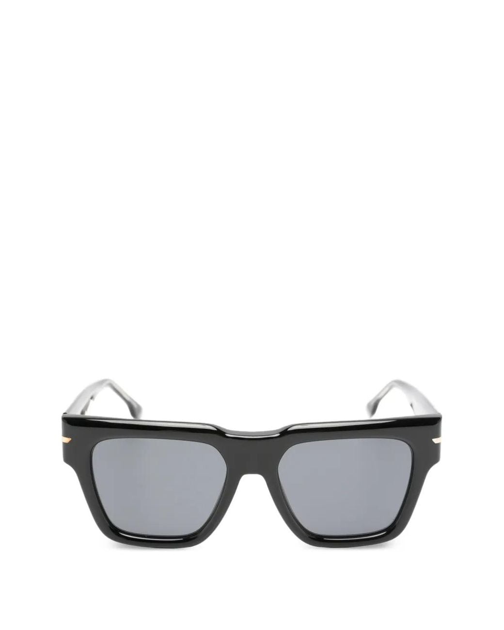 Victoria Beckham Gray Square-Frame Sunglasses