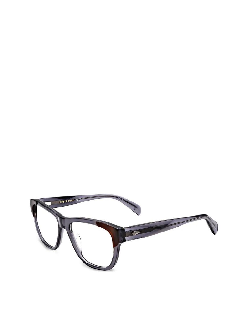 Rag & Bone White Lunettes De Vue À Monture Rectangulaire for men