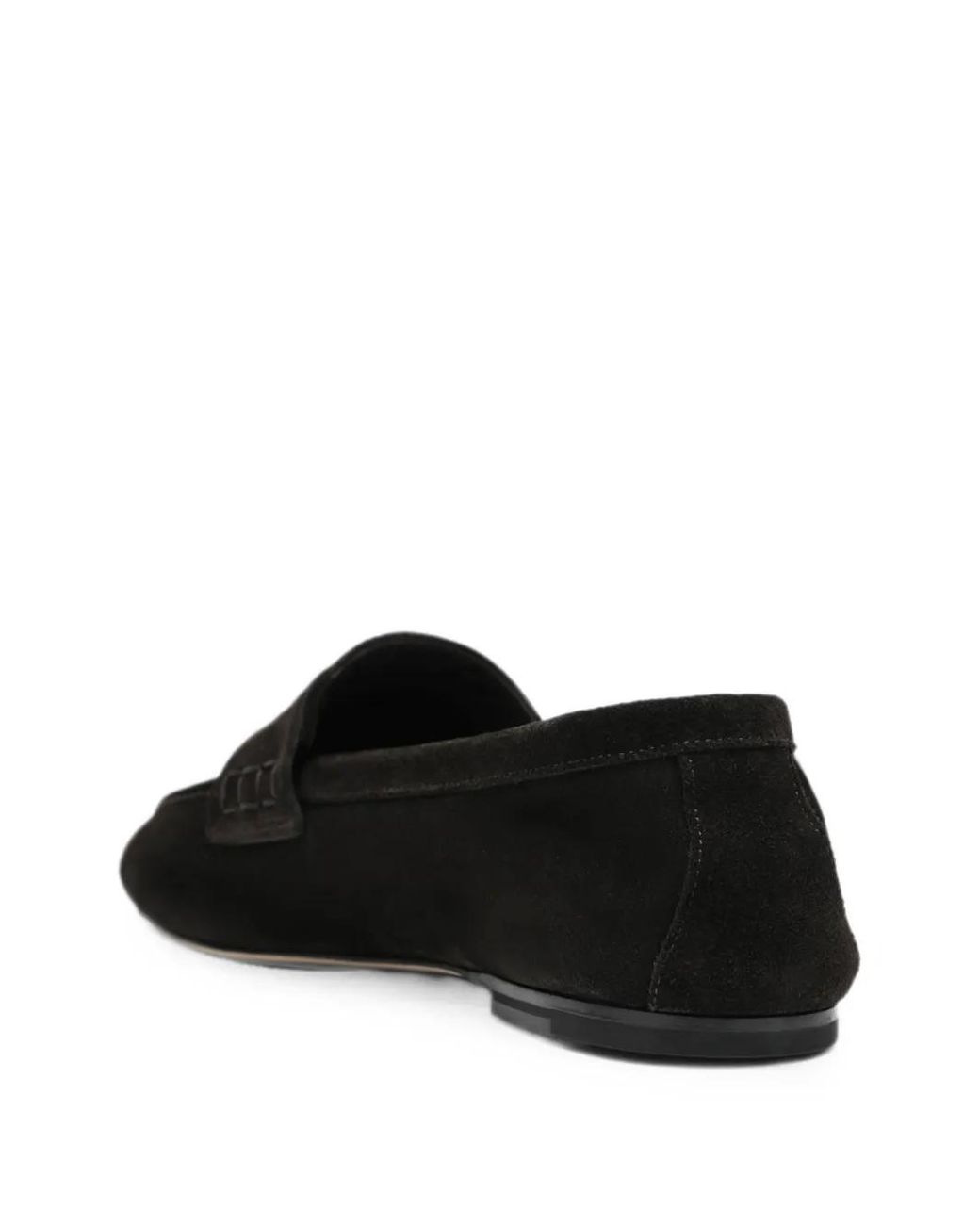Dear Frances Black Balla Suede Loafers