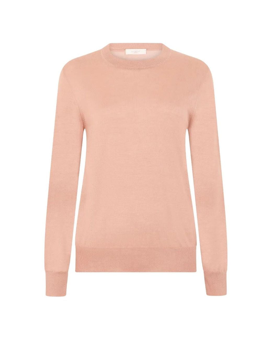 Slowear Pink Fine-Knit Sweater