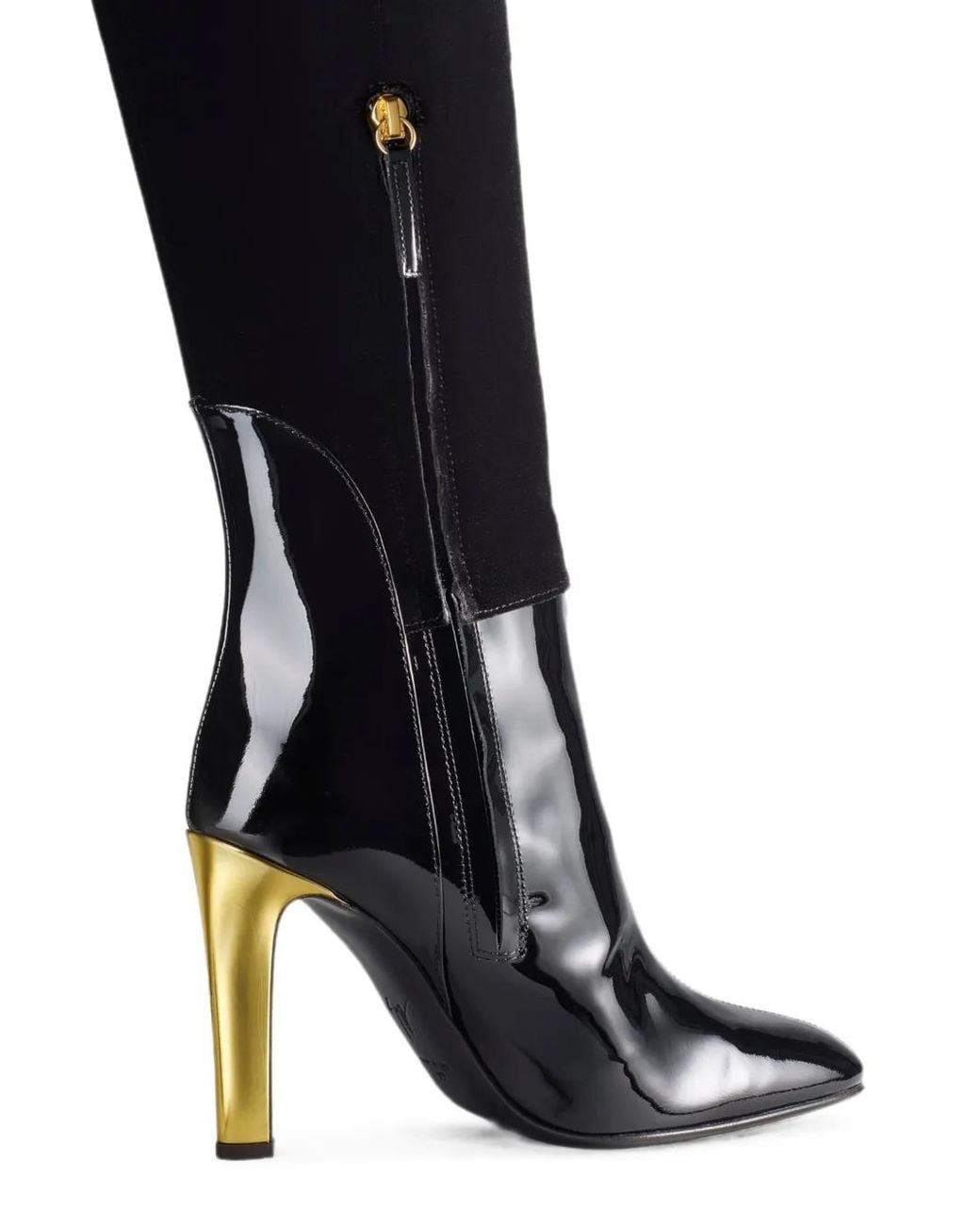 Temperley London Black Tempest Leather Over-The-Knee Boots