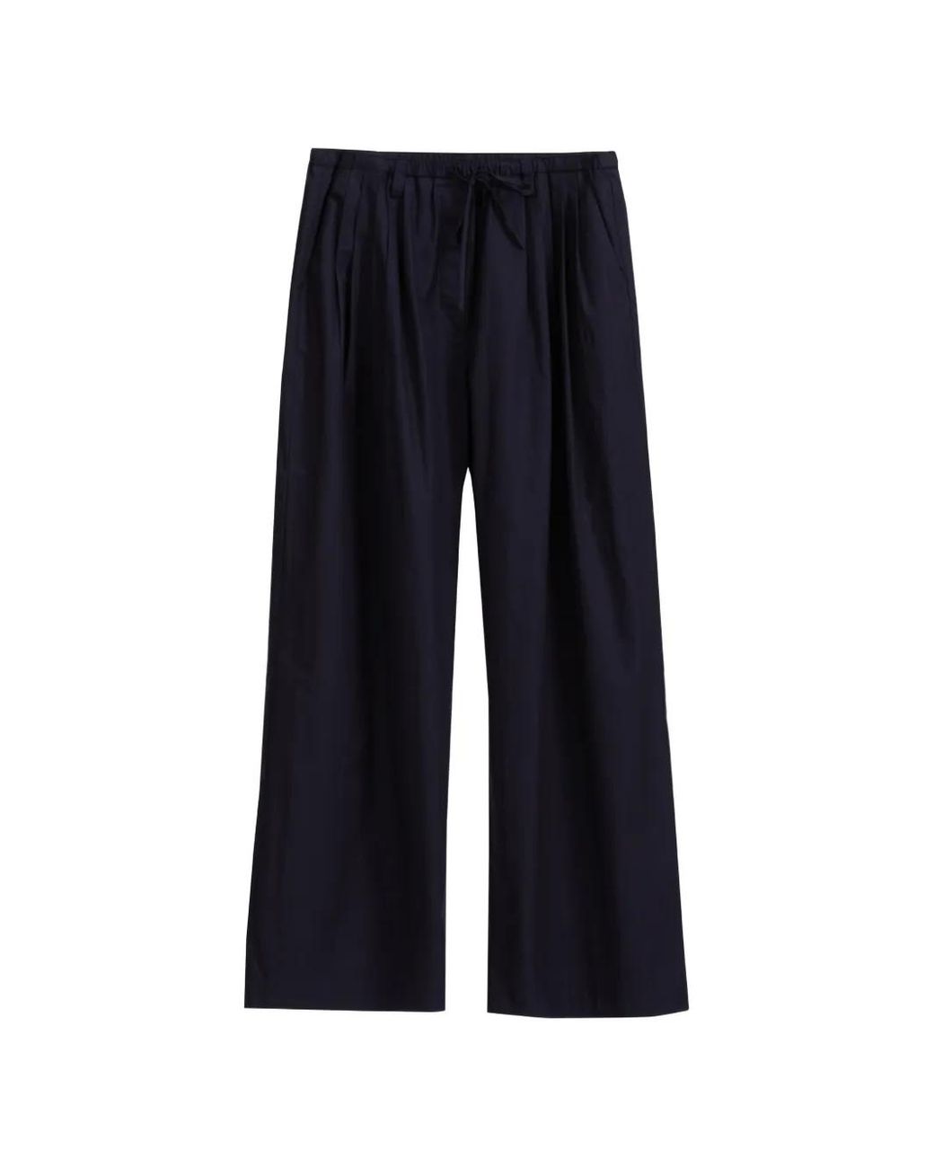 3.1 Phillip Lim Blue Drawstring Wide-Leg Trousers