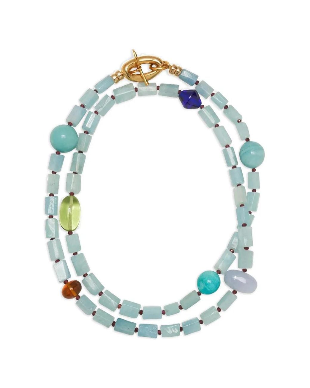 Lizzie Fortunato Blue Circo Necklace