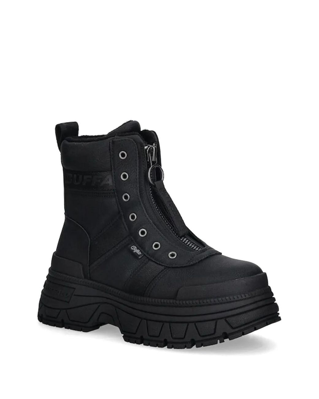 Buffalo Black Zip Detail Boots