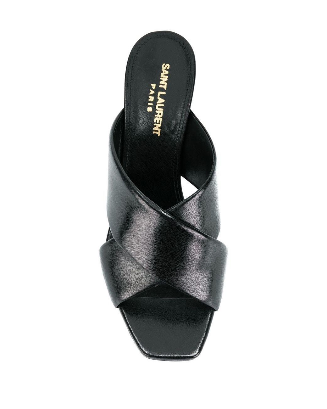 Saint Laurent Leather Loulou Mules in Black - Save 44% - Lyst