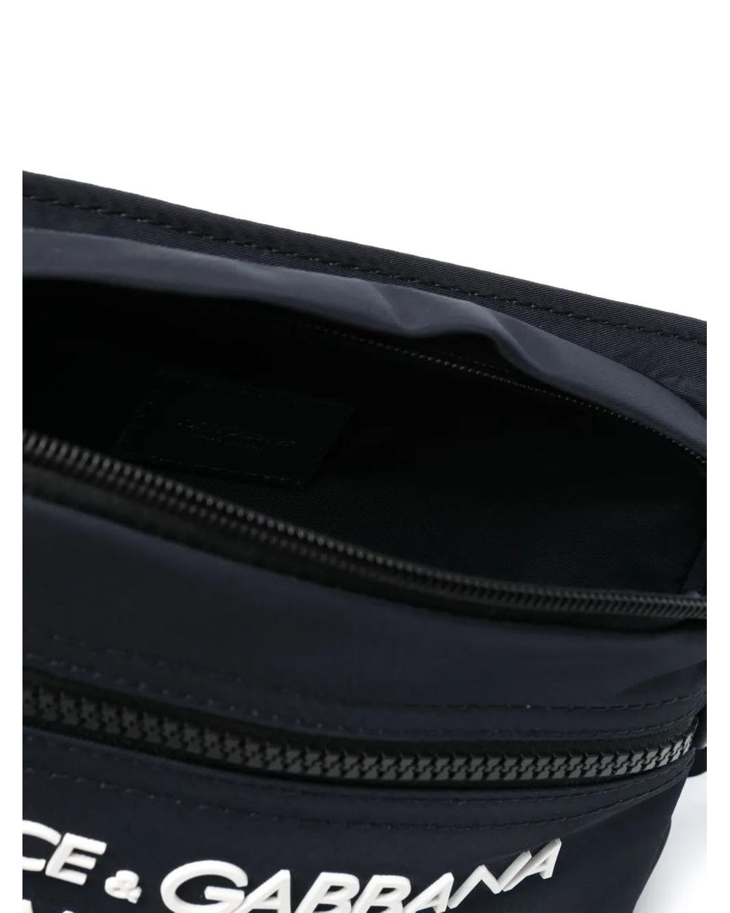 Dolce & Gabbana Gürteltasche Mit Vorstehendem Logo in Black für Herren