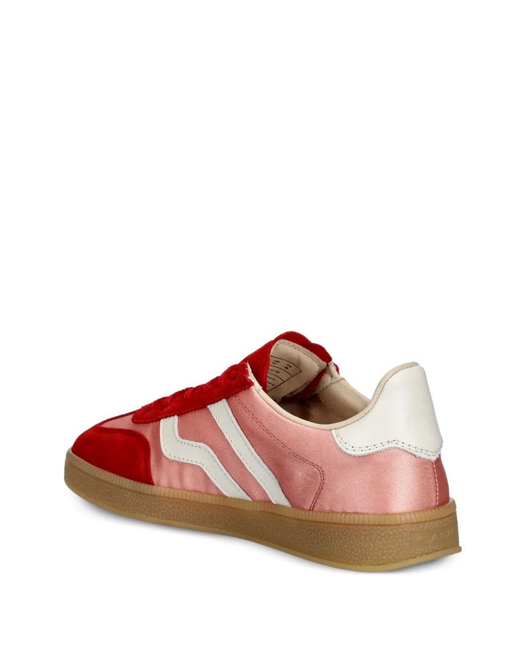 Gant Red Cuzima Suede Panelled Sneakers