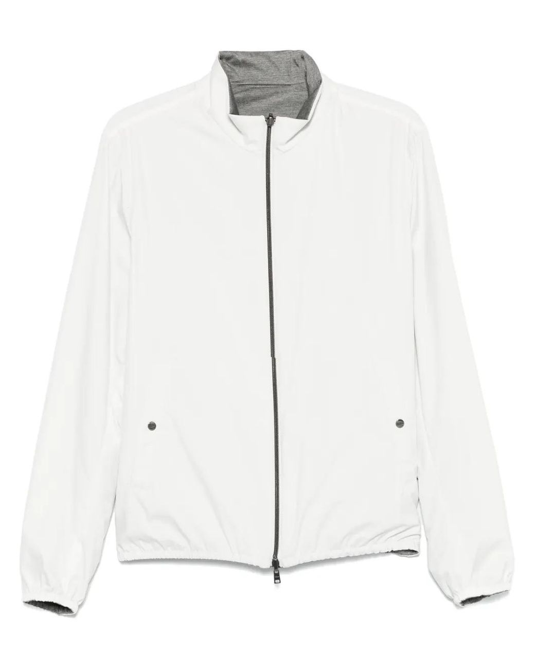 Herno White Short Reversible Jacket for men