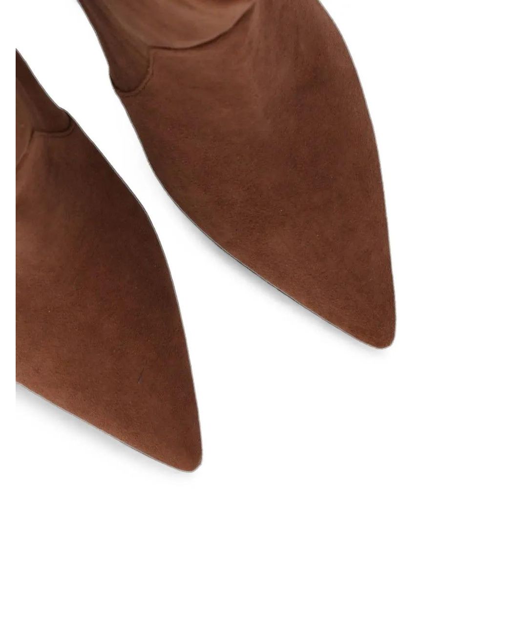 Stuart Weitzman Brown Stuart Power Suede Ankle Boots
