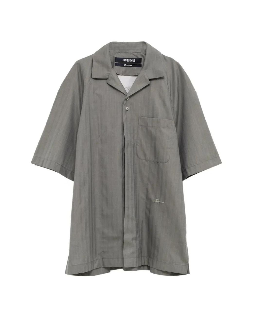 Jacquemus Gray 'Romarin' Shirt for men