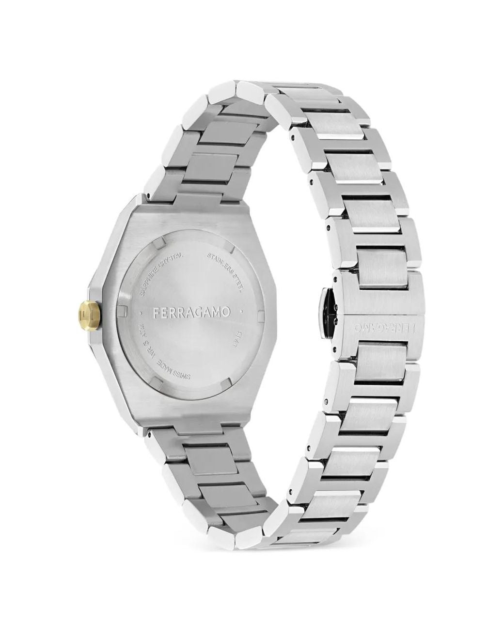 Ferragamo Gray Montre Edge Gent 40 Mm for men