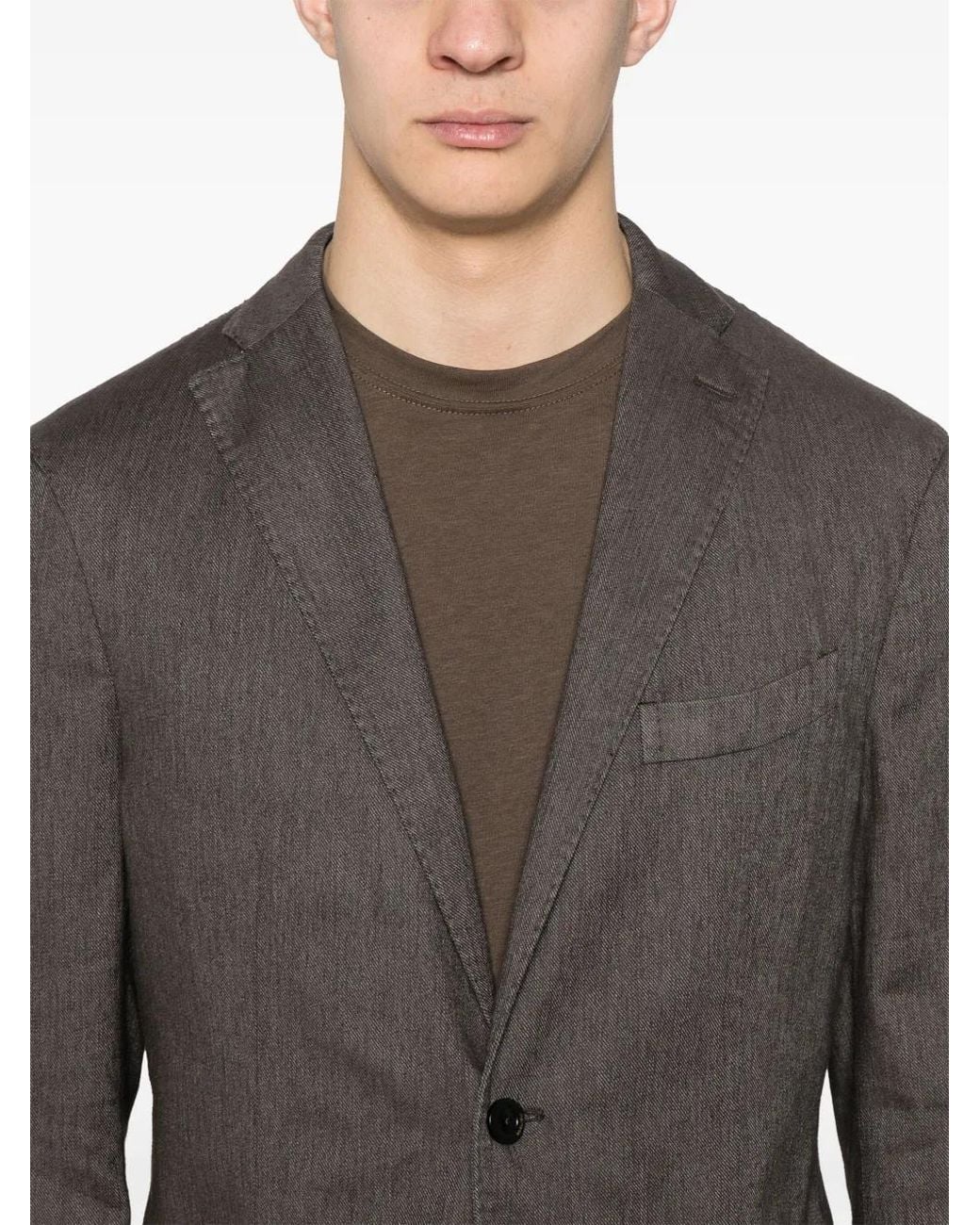 Boglioli Gray K-Jacket Blazer for men