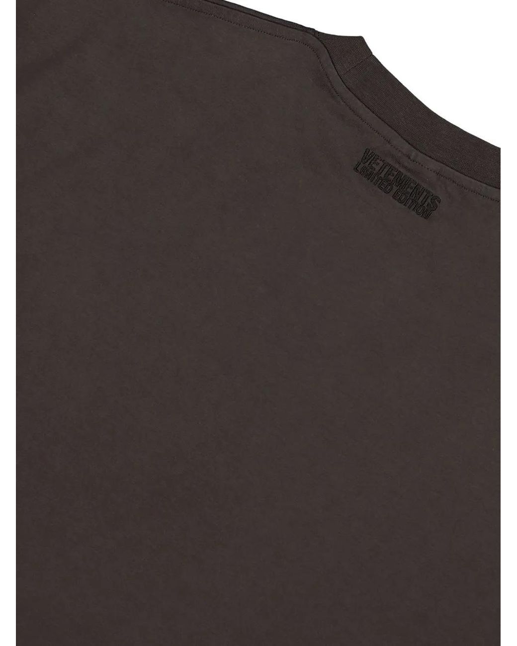 Vetements Black Bats Logo T-Shirt for men