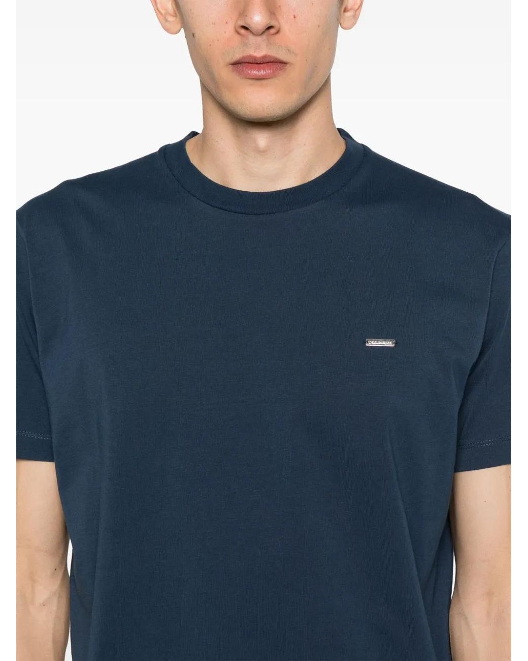 DSquared² Blue Cotton T-Shirt for men