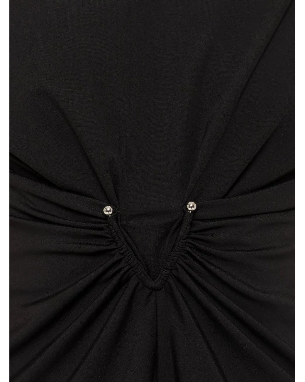 Nissa Black Short-Sleeve T-Shirt