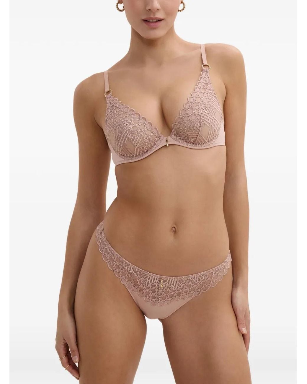 Aubade Natural Éloge Du Désir Embroidered Triangle Bra