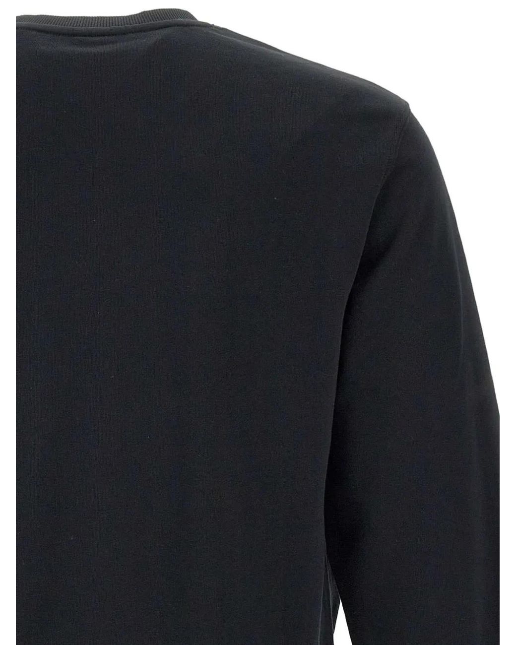Sun 68 Blue Logo-Embroidered Sweatshirt for men