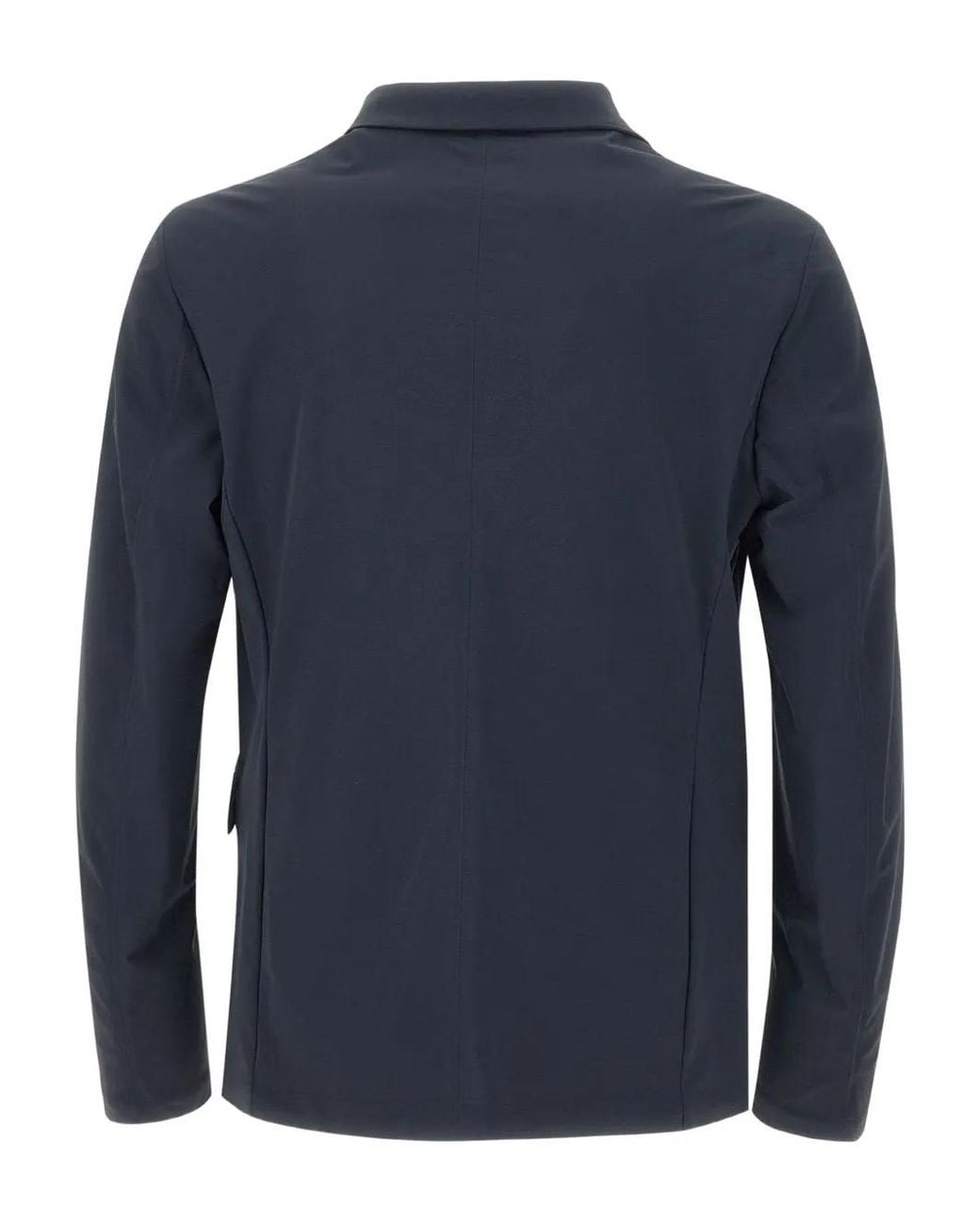 DUNO Blue Single-Breasted Blazer for men