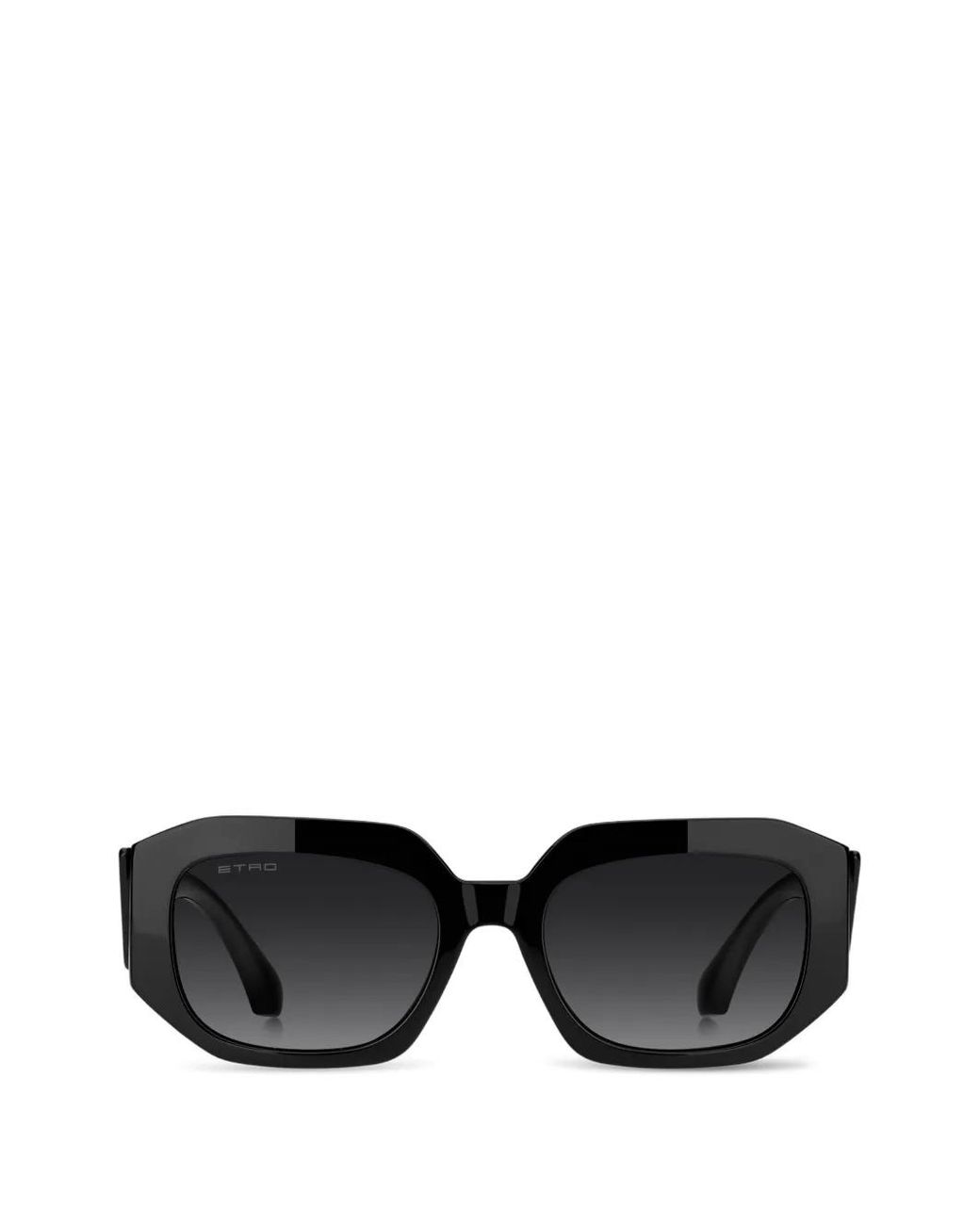 Etro Black Rectangle-Frame Sunglasses