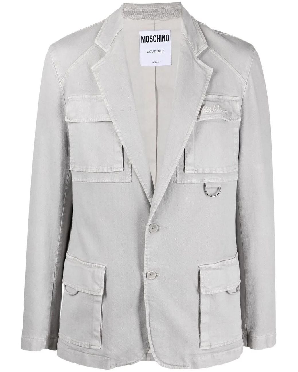 Moschino Gray Jackets for men