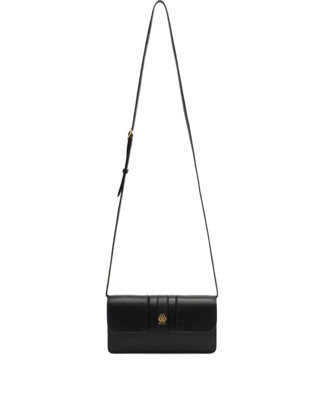 Bally White Mini Sac Beckett À Rabat En Cuir À Blason