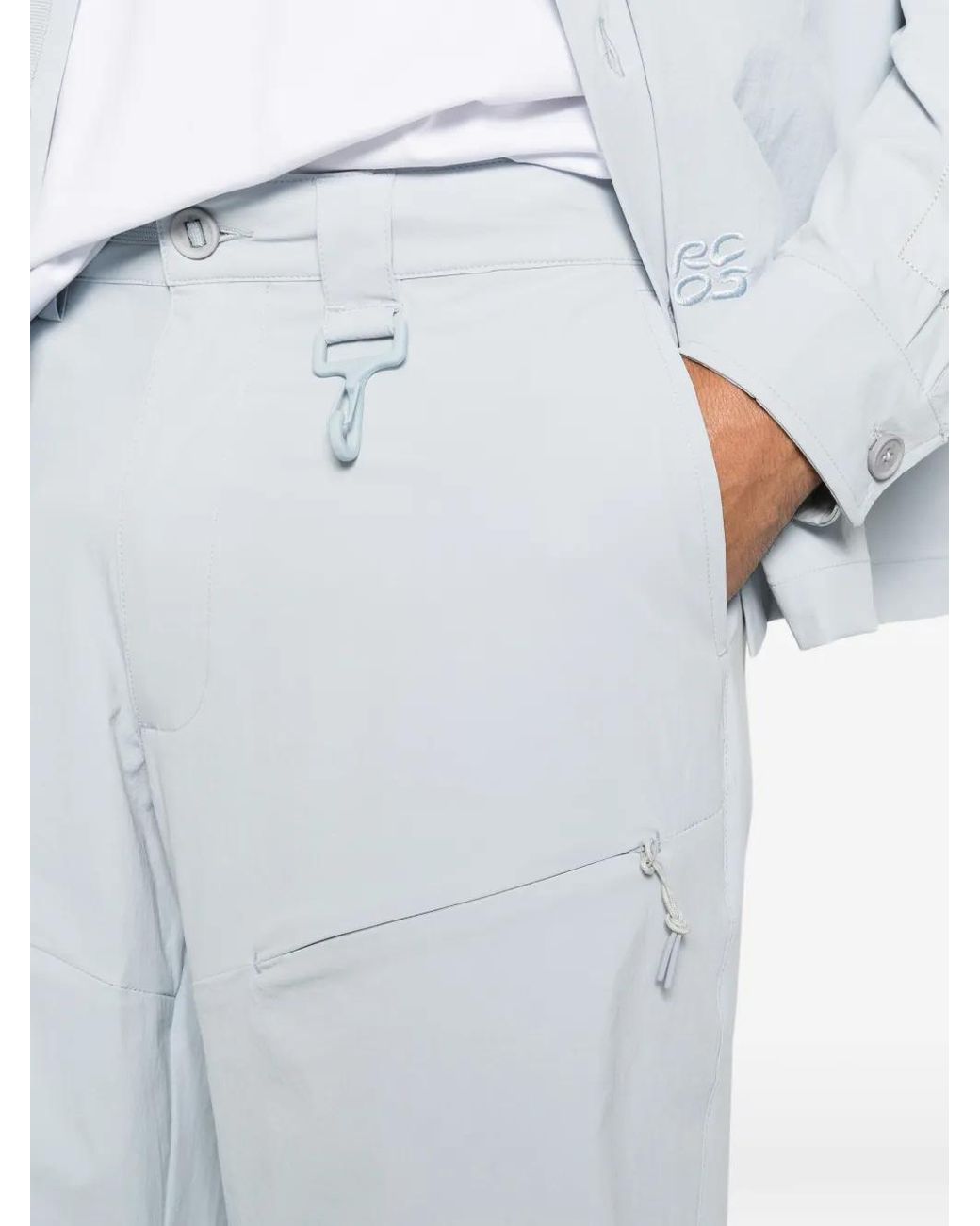RC Outdoor Supply White Reyes Straight-Leg Trousers for men