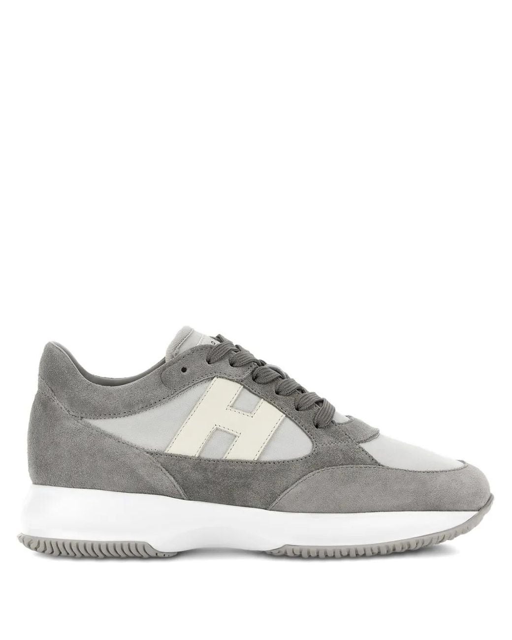 Hogan Gray Interactive Sneakers for men