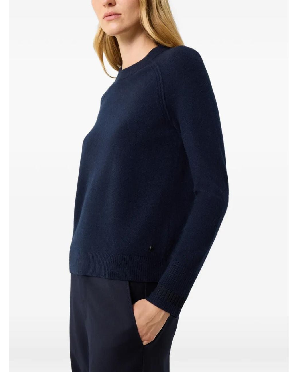 Bogner Blue Vanessa Raglan-Sleeve Sweater